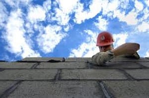 man on the roof